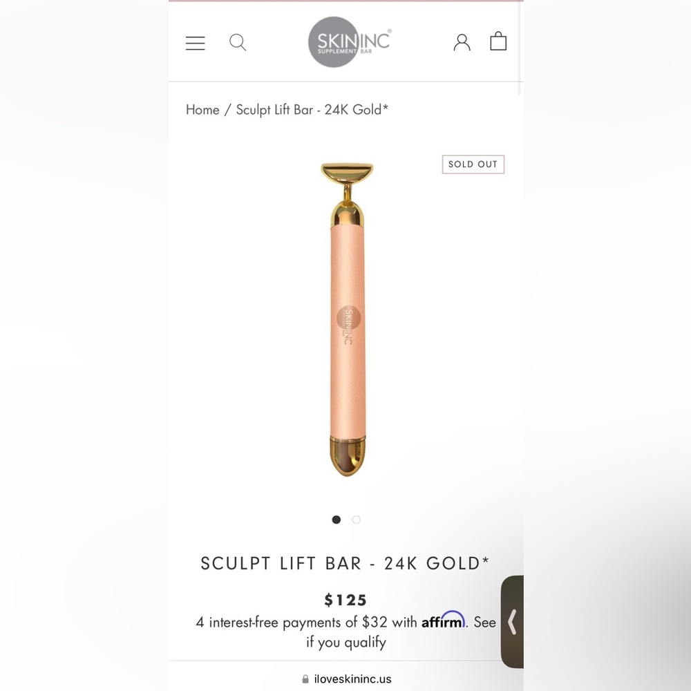 SKININC Sculpt Lift Bar 24K Gold